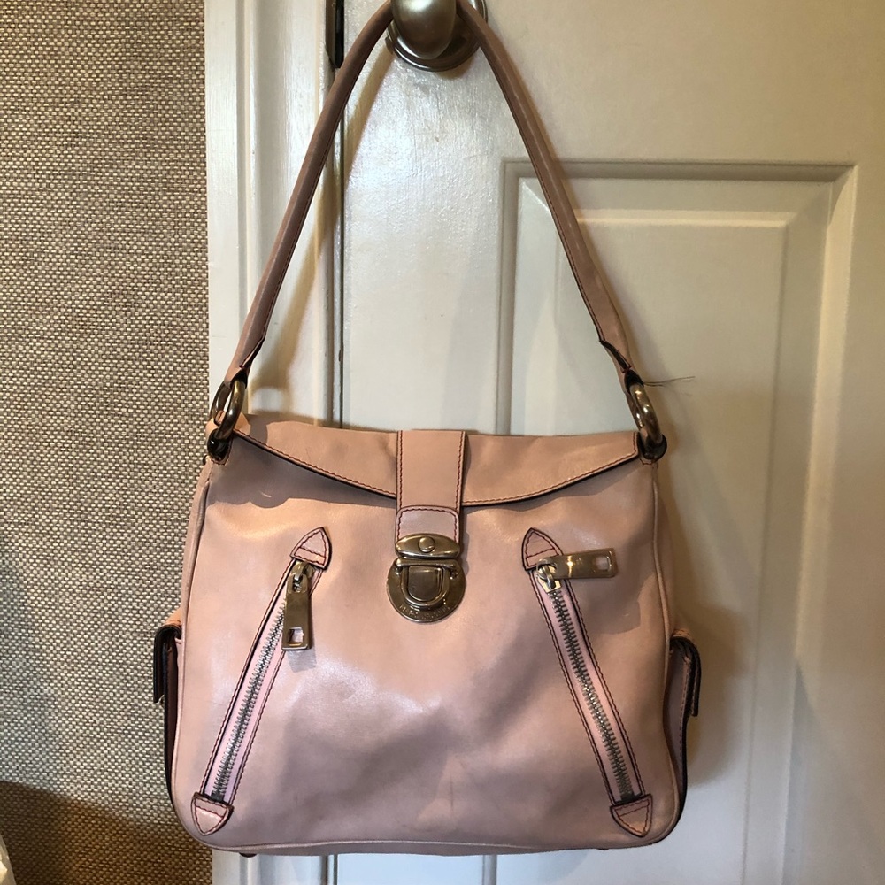 Marc Jacobs Blush leather handbag